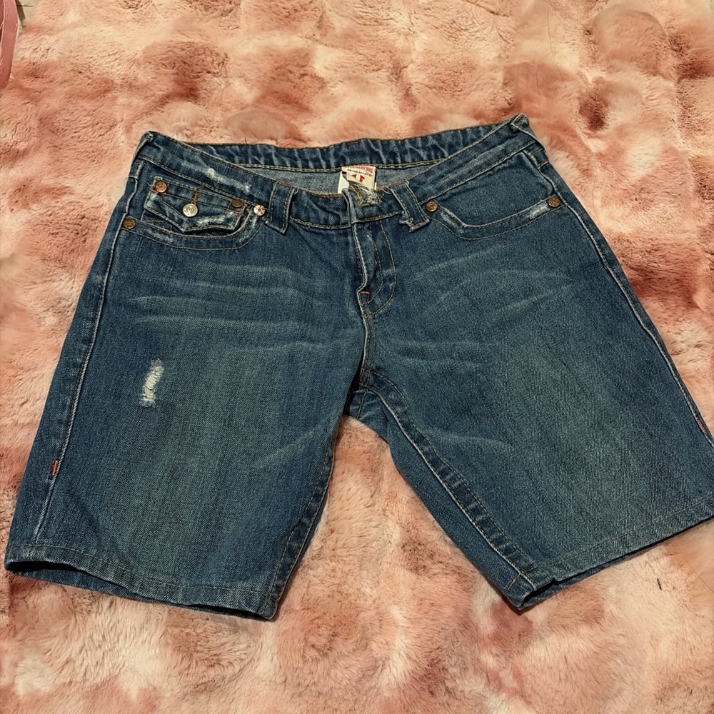 Classic Blue Denim Women's Shorts